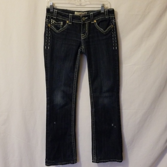 MEK Denim Jean's Sz 28 Waist -Inseam 34" Rise 7"